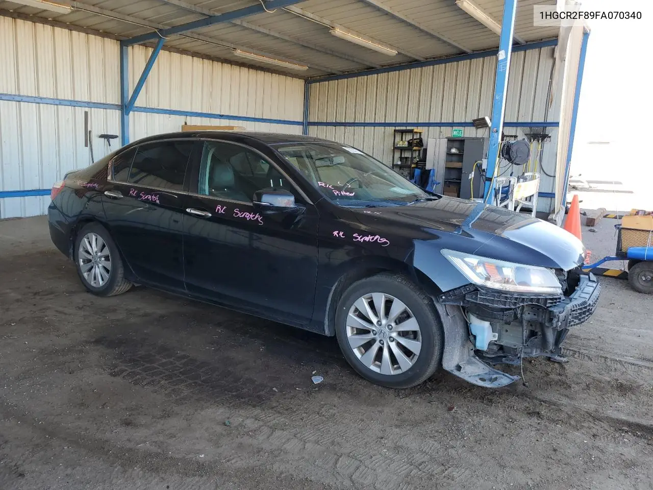 1HGCR2F89FA070340 2015 Honda Accord Exl