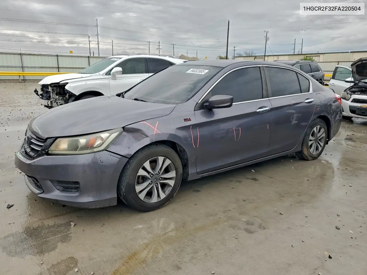 1HGCR2F32FA220504 2015 Honda Accord Lx
