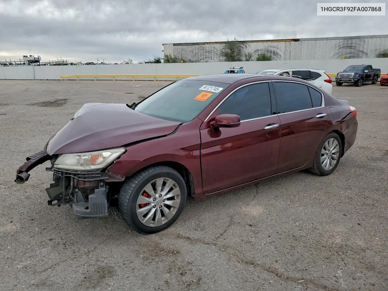 1HGCR3F92FA007868 2015 Honda Accord Touring