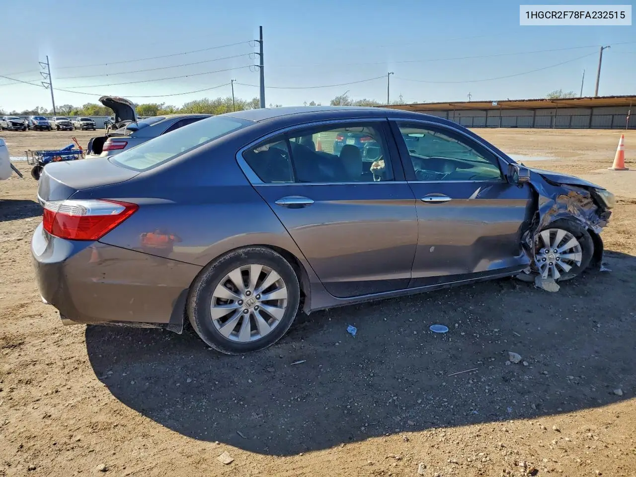 1HGCR2F78FA232515 2015 Honda Accord Ex