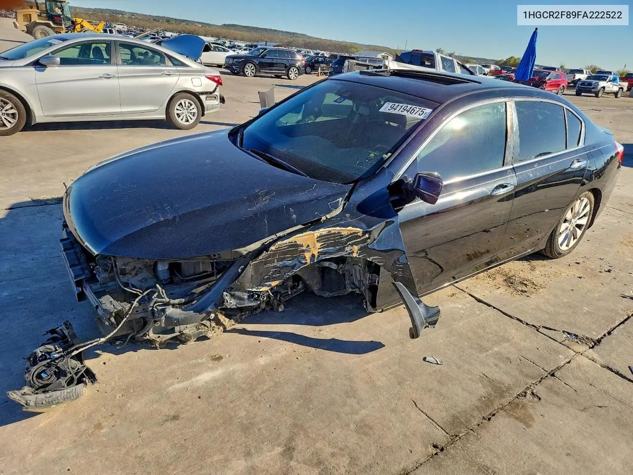 1HGCR2F89FA222522 2015 Honda Accord Exl