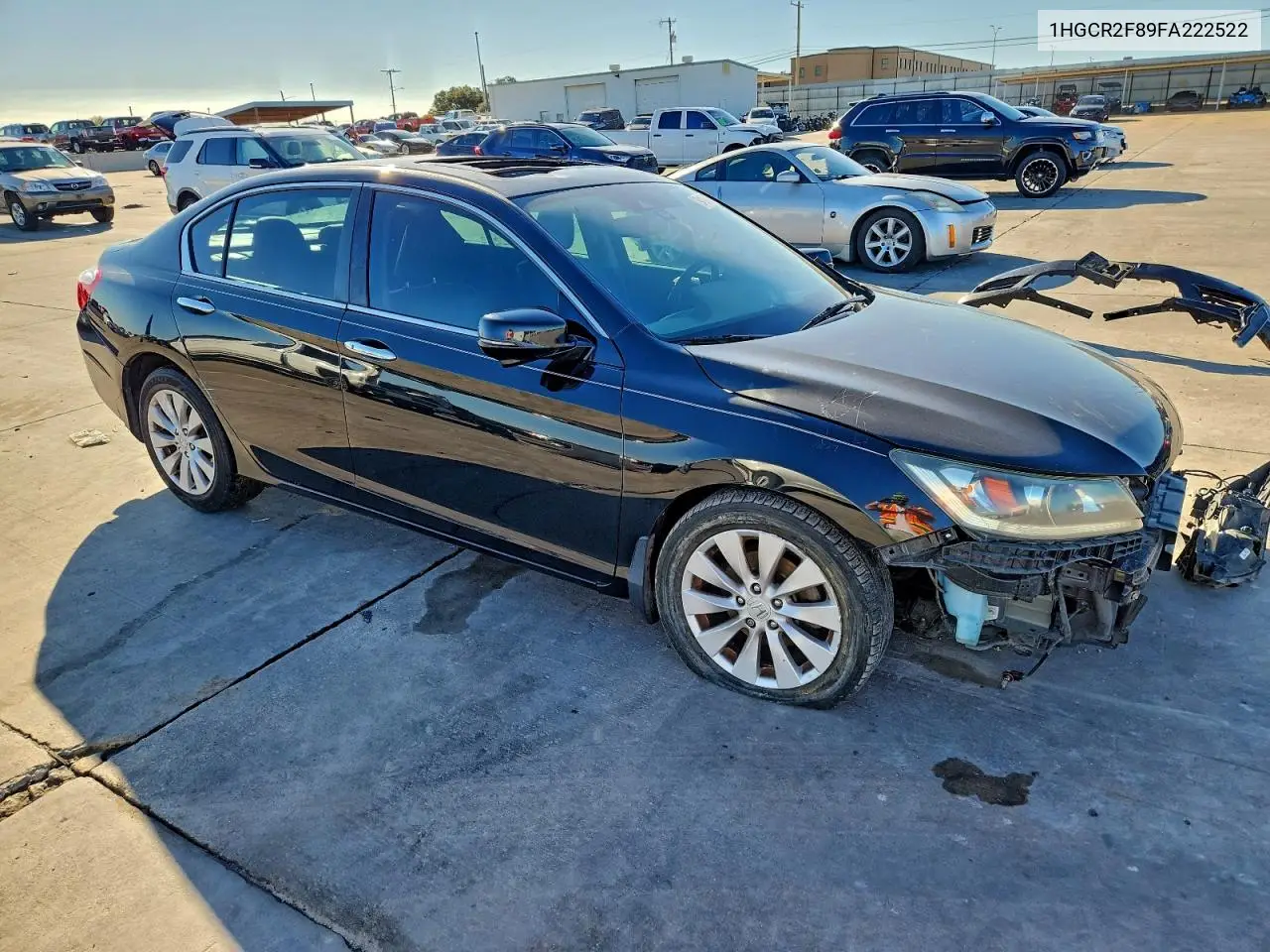 1HGCR2F89FA222522 2015 Honda Accord Exl