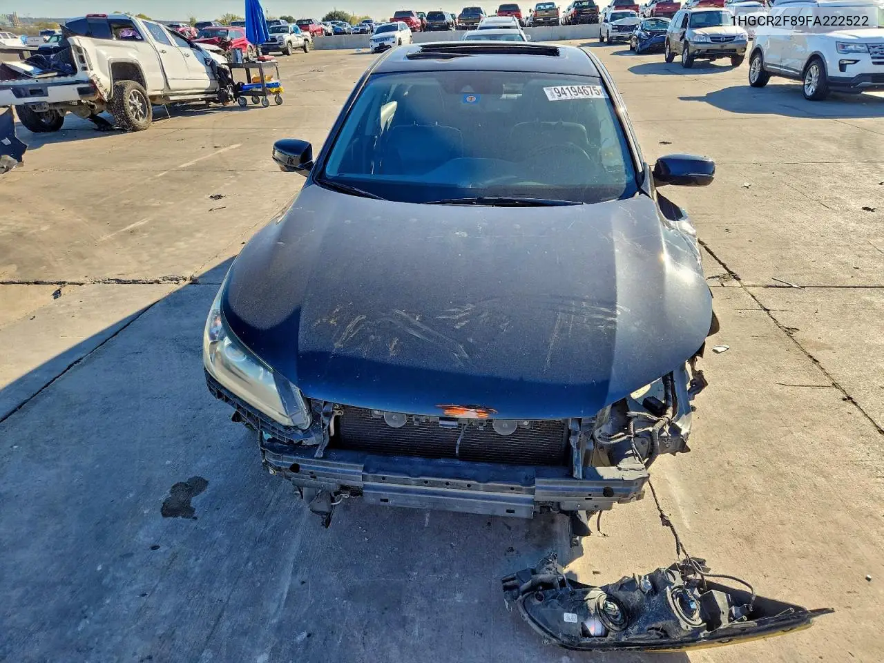 1HGCR2F89FA222522 2015 Honda Accord Exl