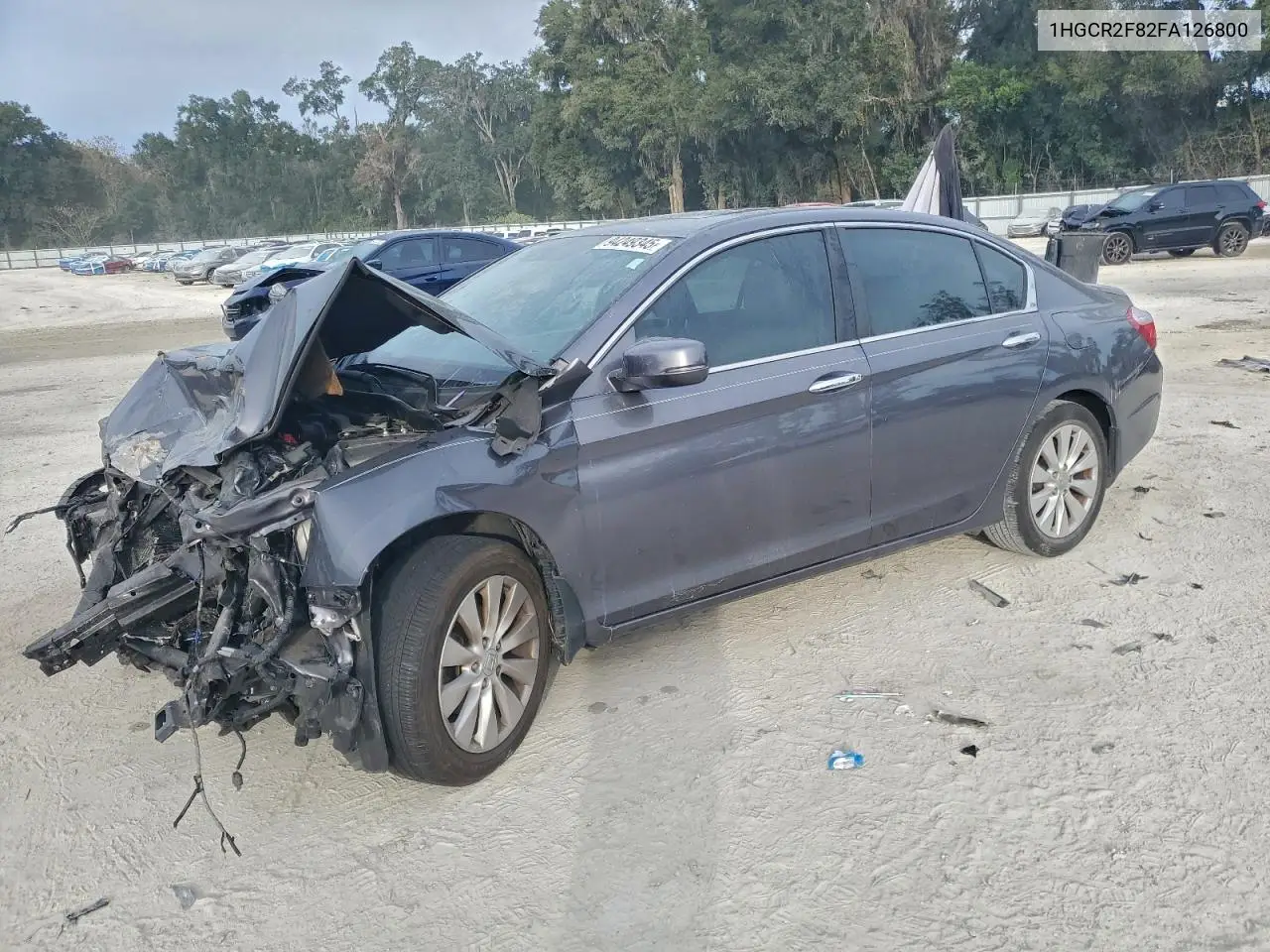 1HGCR2F82FA126800 2015 Honda Accord Exl