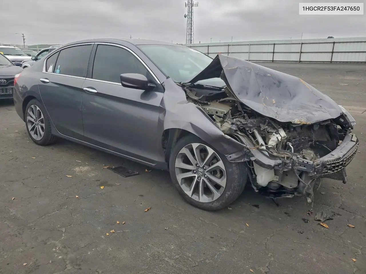 1HGCR2F53FA247650 2015 Honda Accord Sport