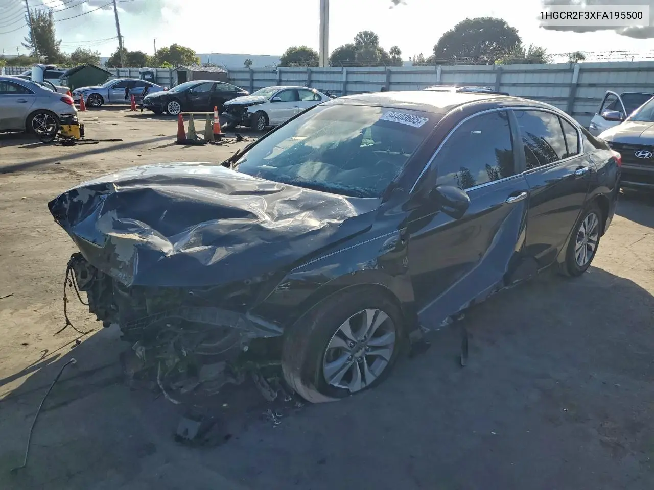 1HGCR2F3XFA195500 2015 Honda Accord Lx