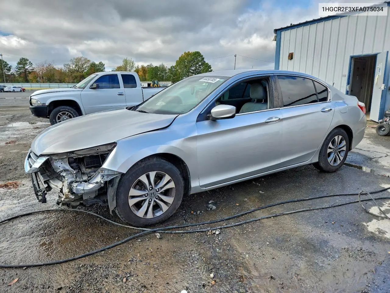 1HGCR2F3XFA075034 2015 Honda Accord Lx