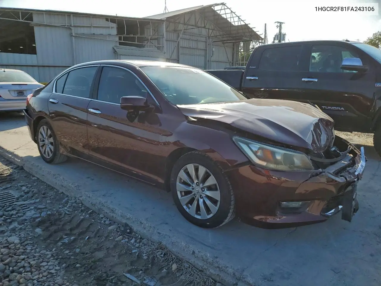 1HGCR2F81FA243106 2015 Honda Accord Exl