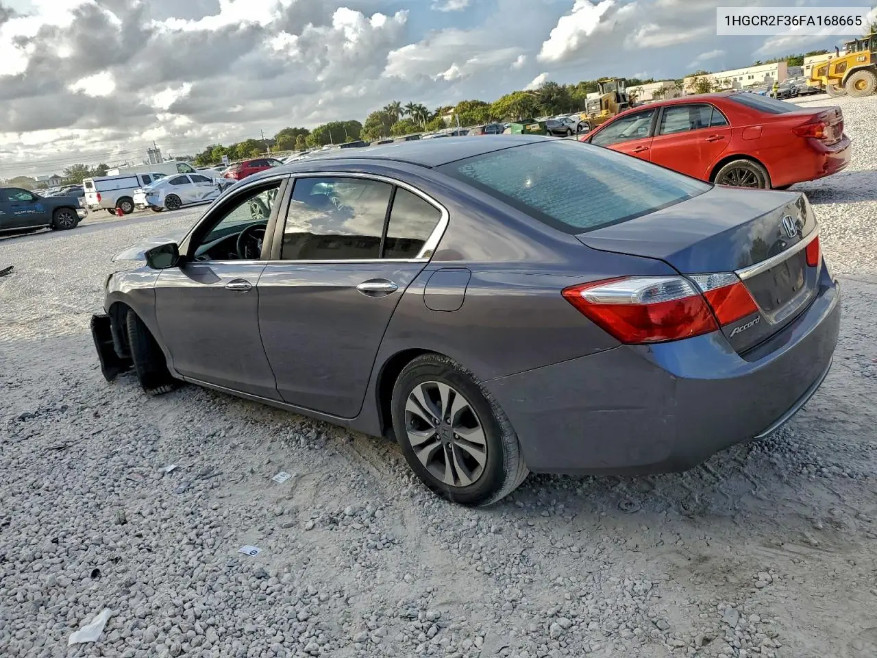 1HGCR2F36FA168665 2015 Honda Accord Lx