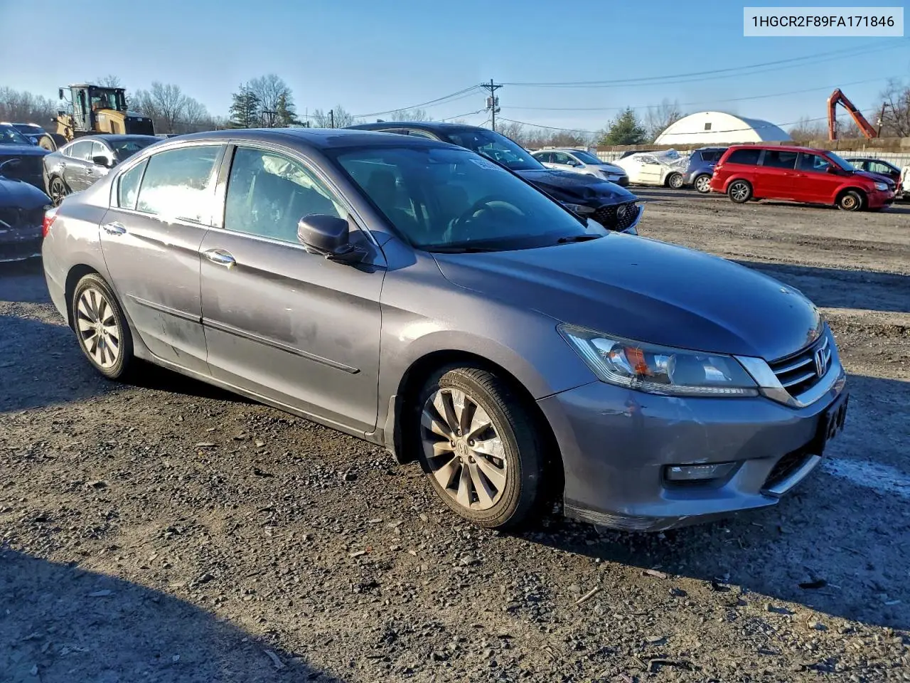 1HGCR2F89FA171846 2015 Honda Accord Exl