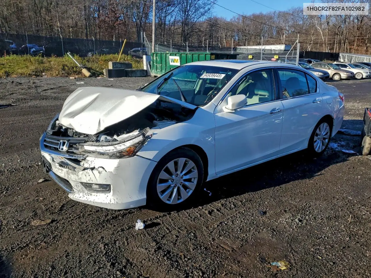 1HGCR2F82FA102982 2015 Honda Accord Exl