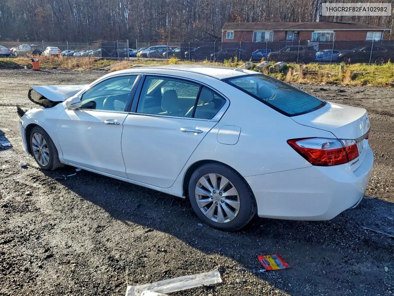 1HGCR2F82FA102982 2015 Honda Accord Exl