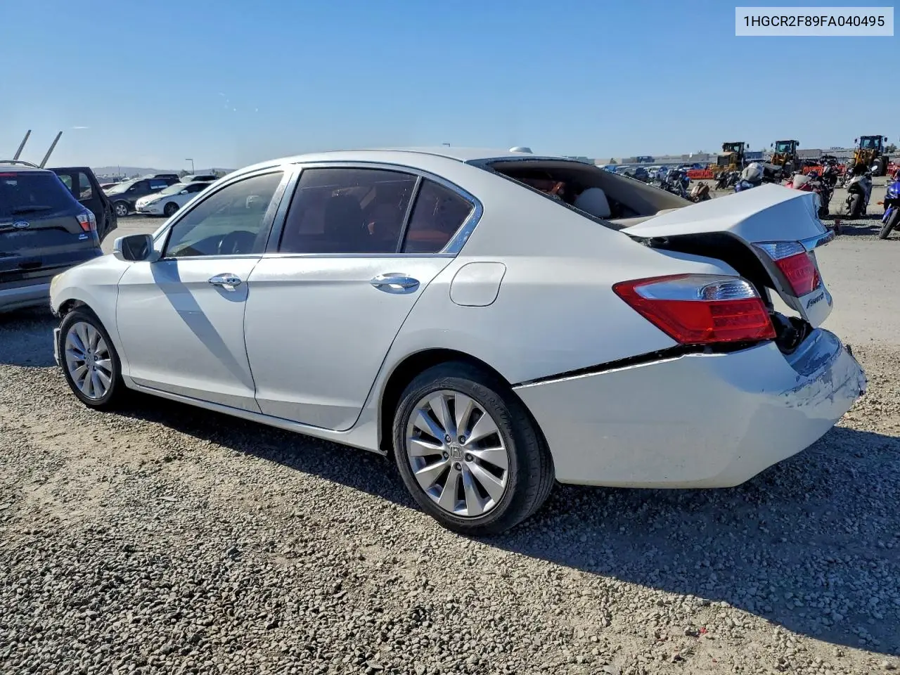 1HGCR2F89FA040495 2015 Honda Accord Exl