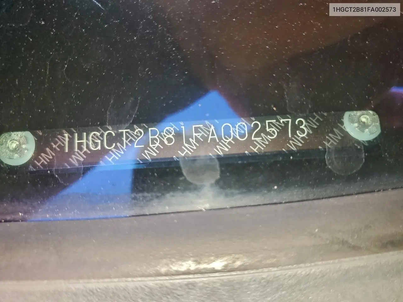 1HGCT2B81FA002573 2015 Honda Accord Exl