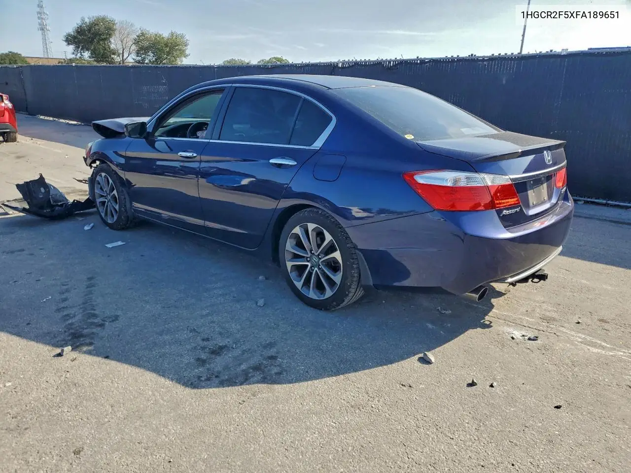 1HGCR2F5XFA189651 2015 Honda Accord Sport
