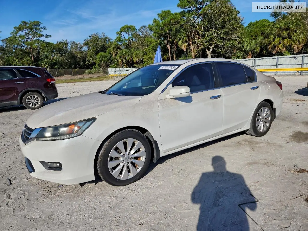 1HGCR2F81FA004817 2015 Honda Accord Exl