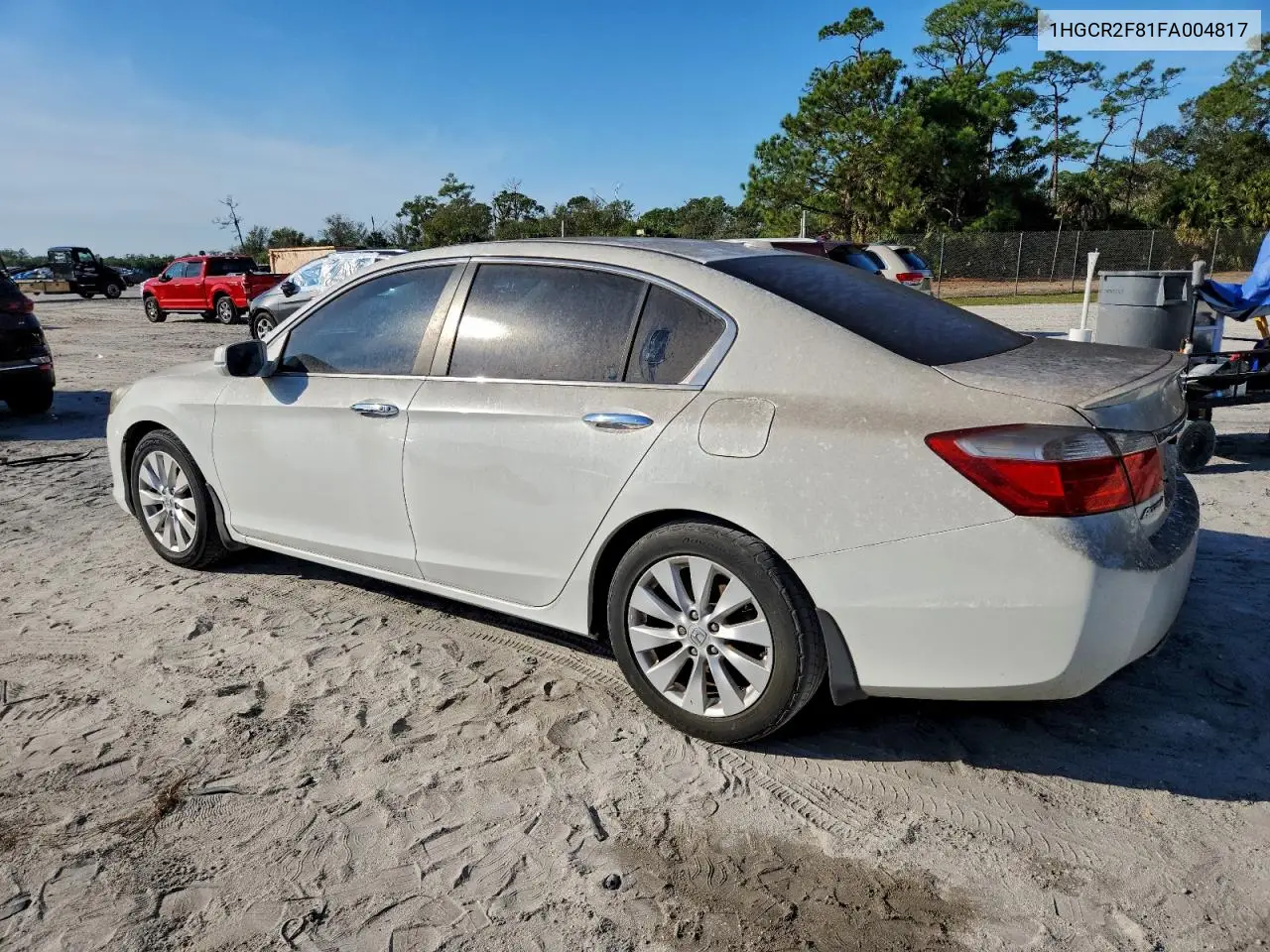 1HGCR2F81FA004817 2015 Honda Accord Exl