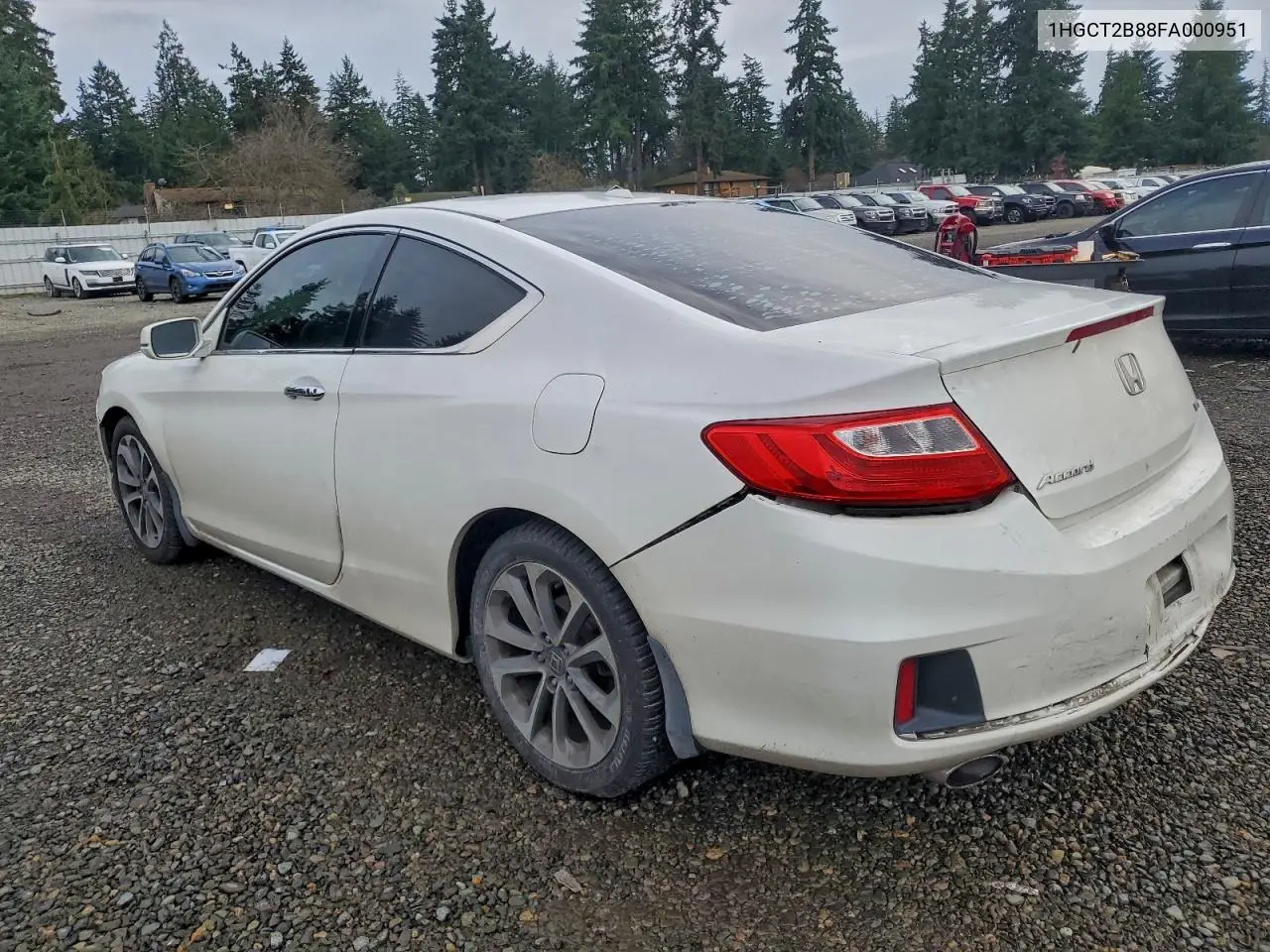 1HGCT2B88FA000951 2015 Honda Accord Exl