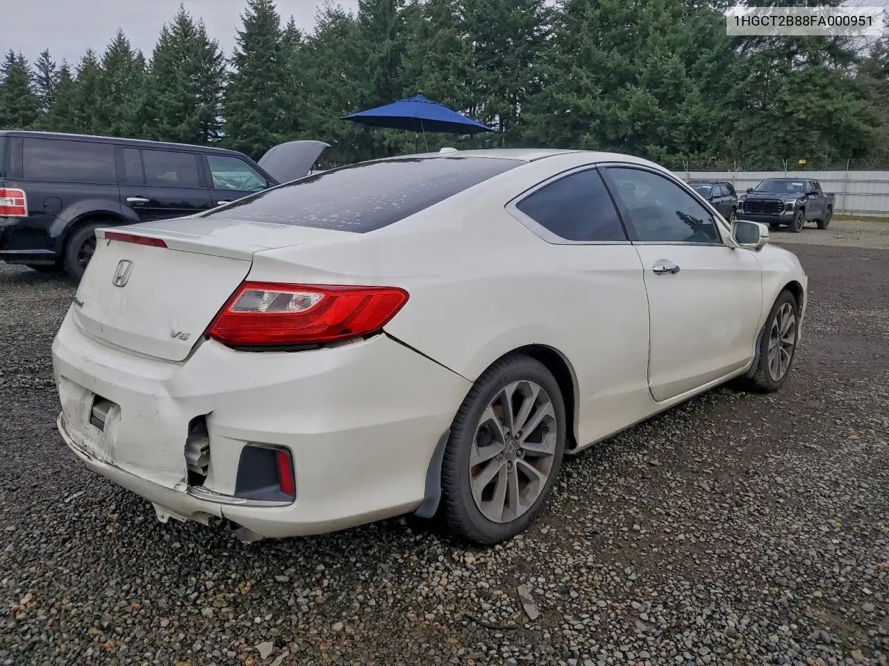 1HGCT2B88FA000951 2015 Honda Accord Exl
