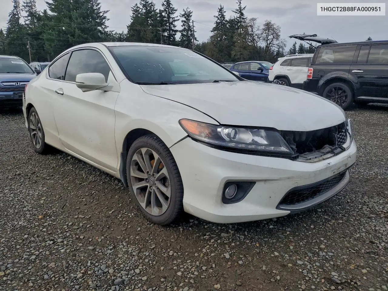 1HGCT2B88FA000951 2015 Honda Accord Exl