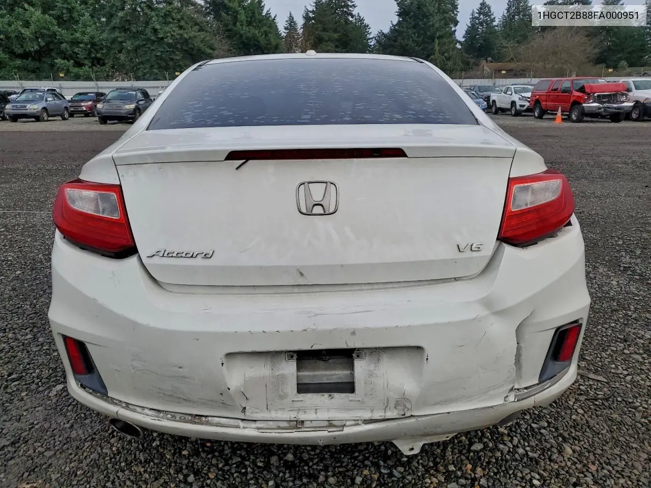 1HGCT2B88FA000951 2015 Honda Accord Exl
