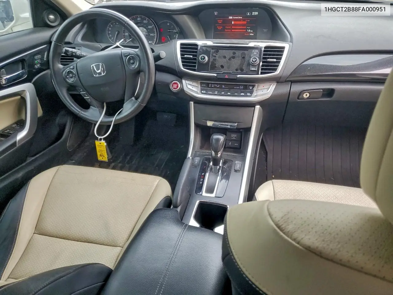 1HGCT2B88FA000951 2015 Honda Accord Exl
