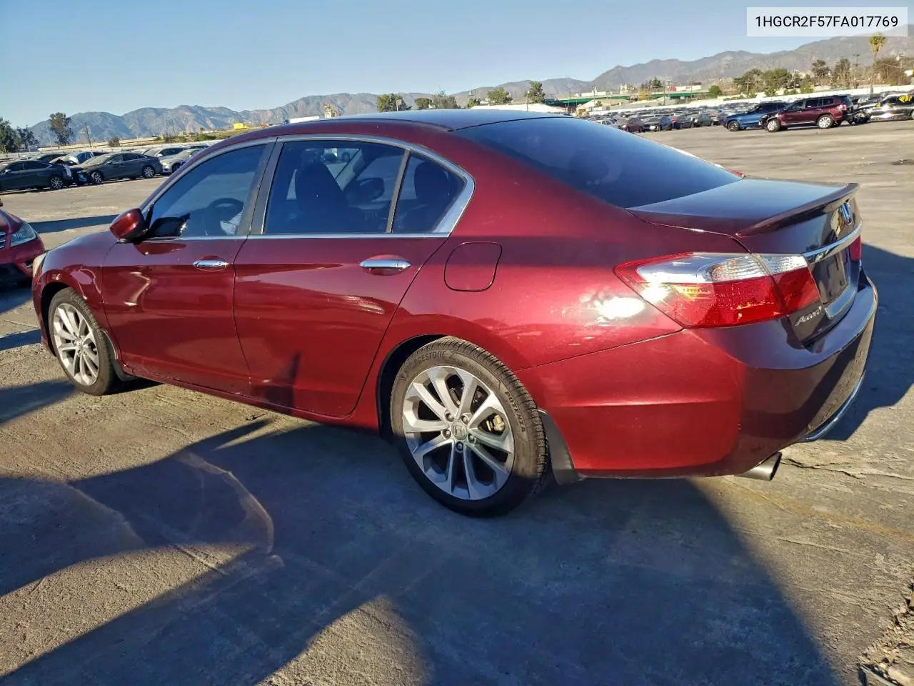 1HGCR2F57FA017769 2015 Honda Accord Sport