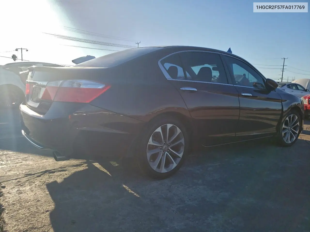1HGCR2F57FA017769 2015 Honda Accord Sport