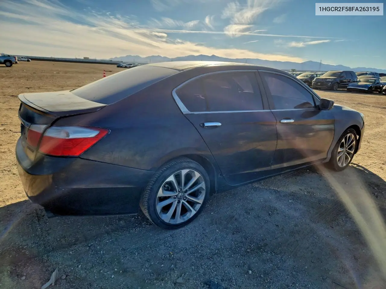 1HGCR2F58FA263195 2015 Honda Accord Sport