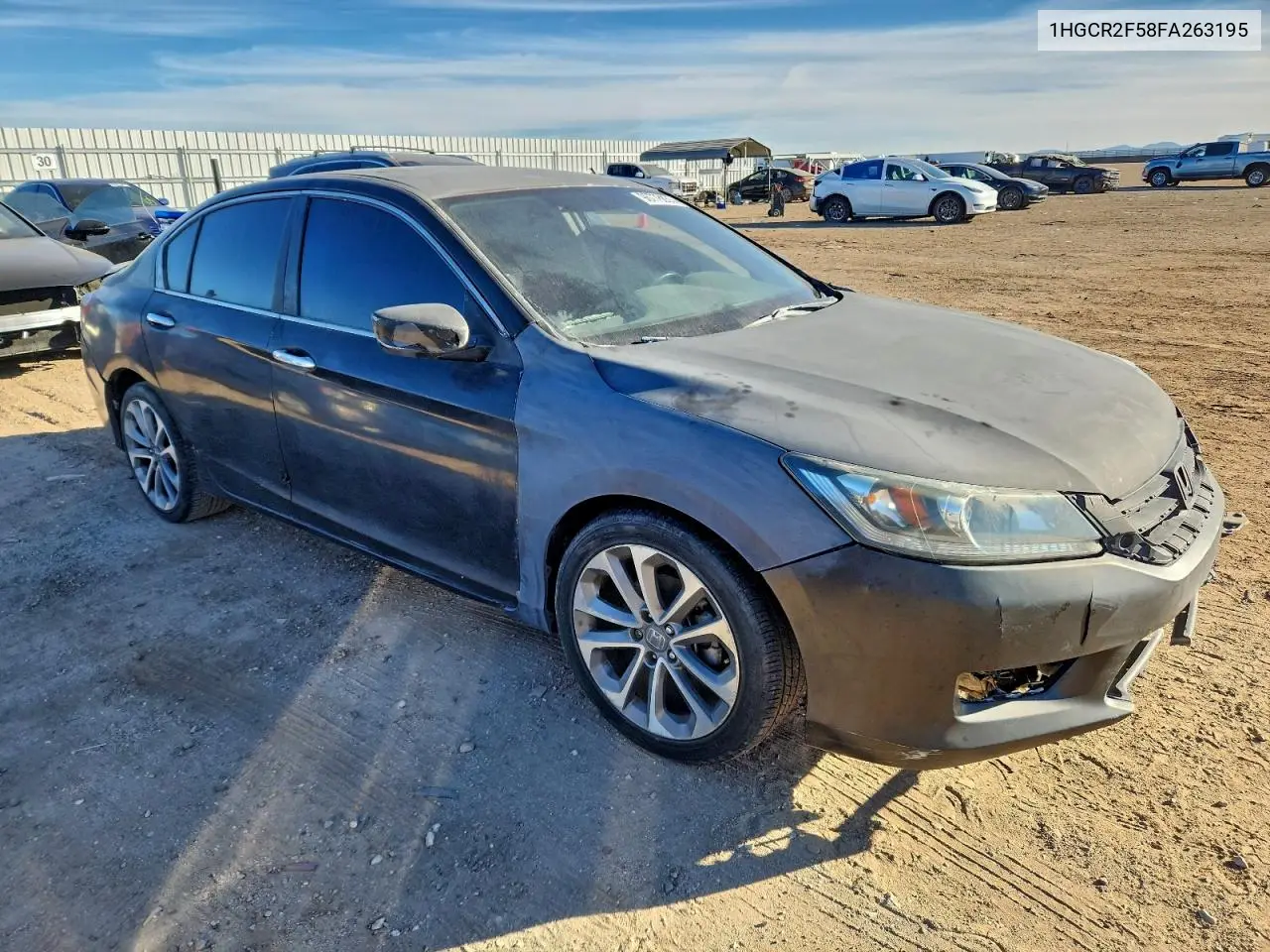 1HGCR2F58FA263195 2015 Honda Accord Sport