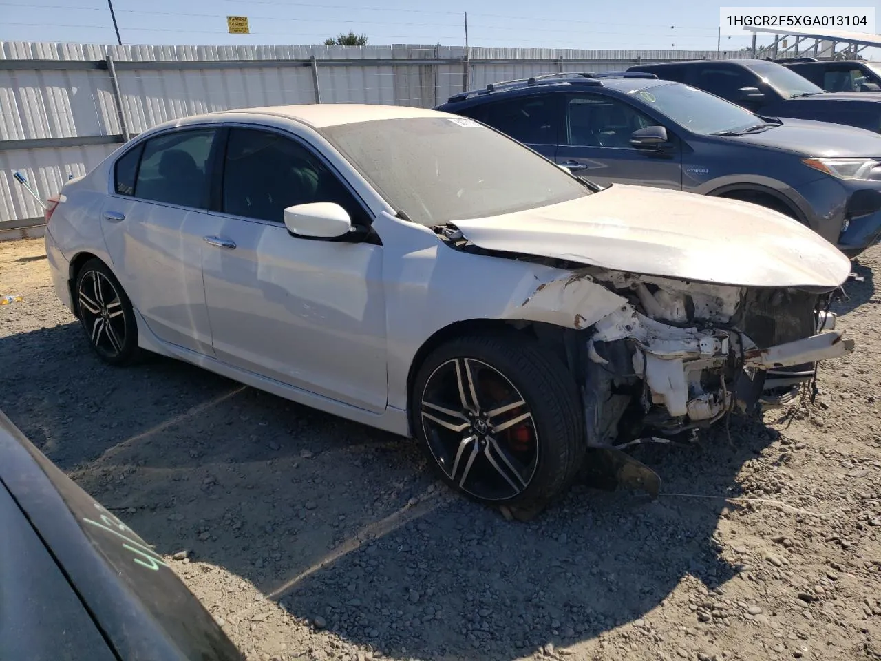 1HGCR2F5XGA013104 2016 Honda Accord Sport