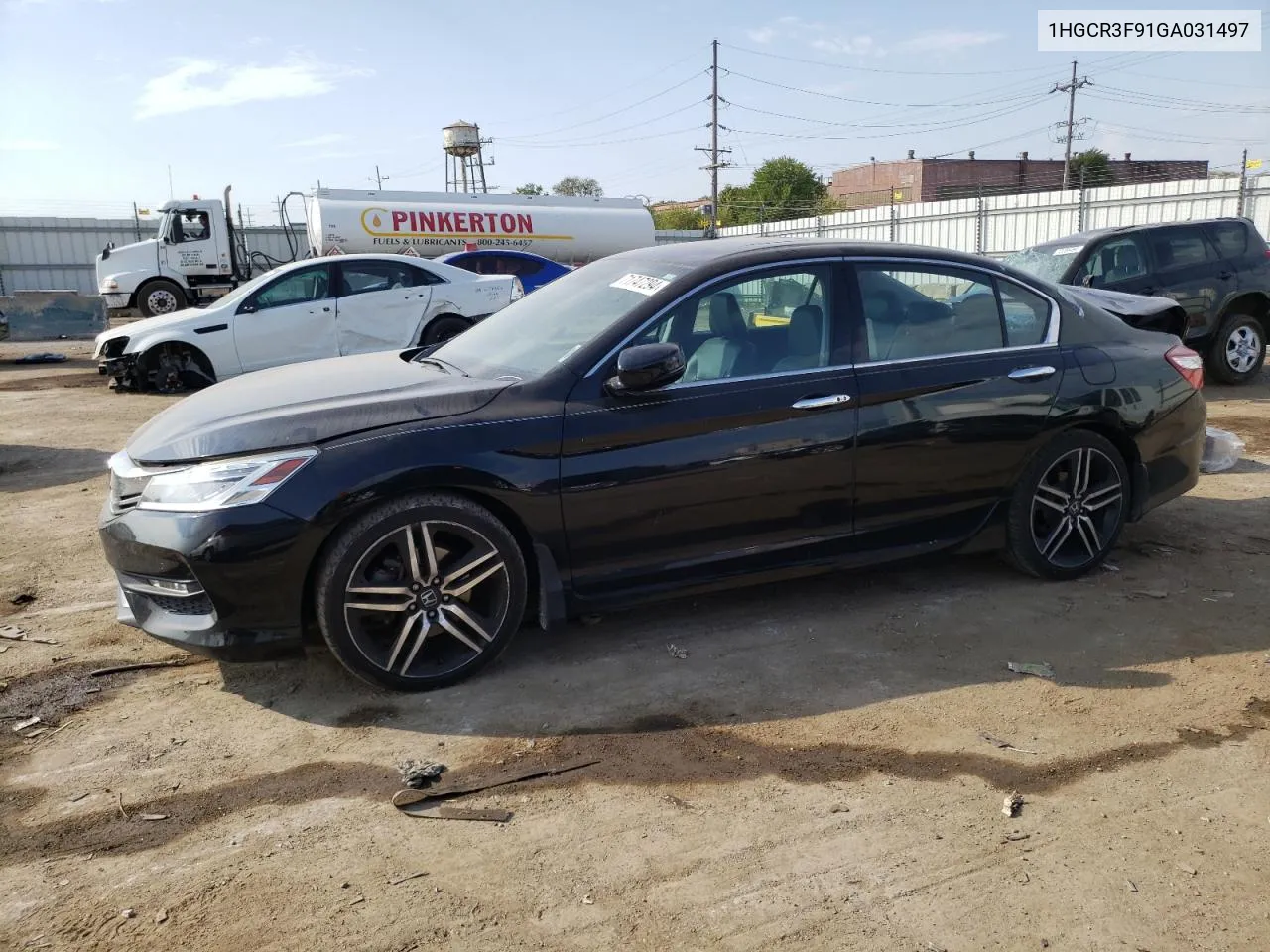 2016 Honda Accord Touring VIN: 1HGCR3F91GA031497 Lot: 71747294