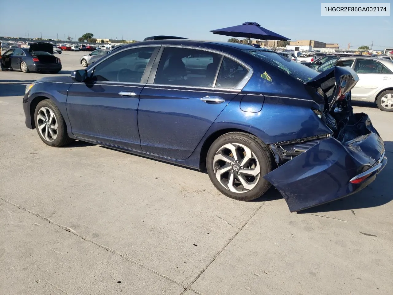 2016 Honda Accord Exl VIN: 1HGCR2F86GA002174 Lot: 72162814