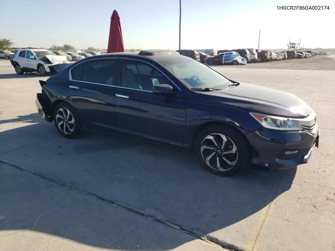 2016 Honda Accord Exl VIN: 1HGCR2F86GA002174 Lot: 72162814