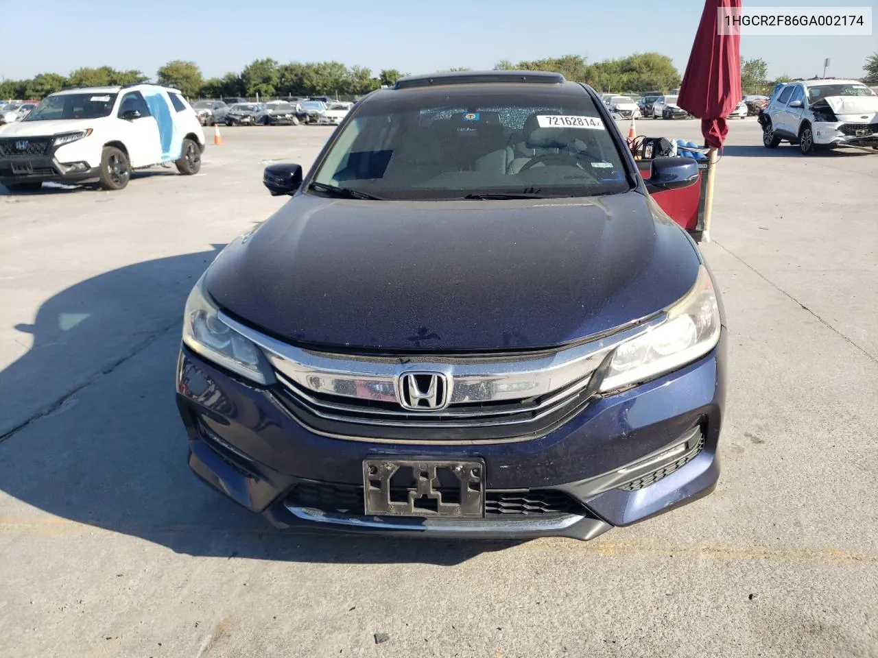 1HGCR2F86GA002174 2016 Honda Accord Exl