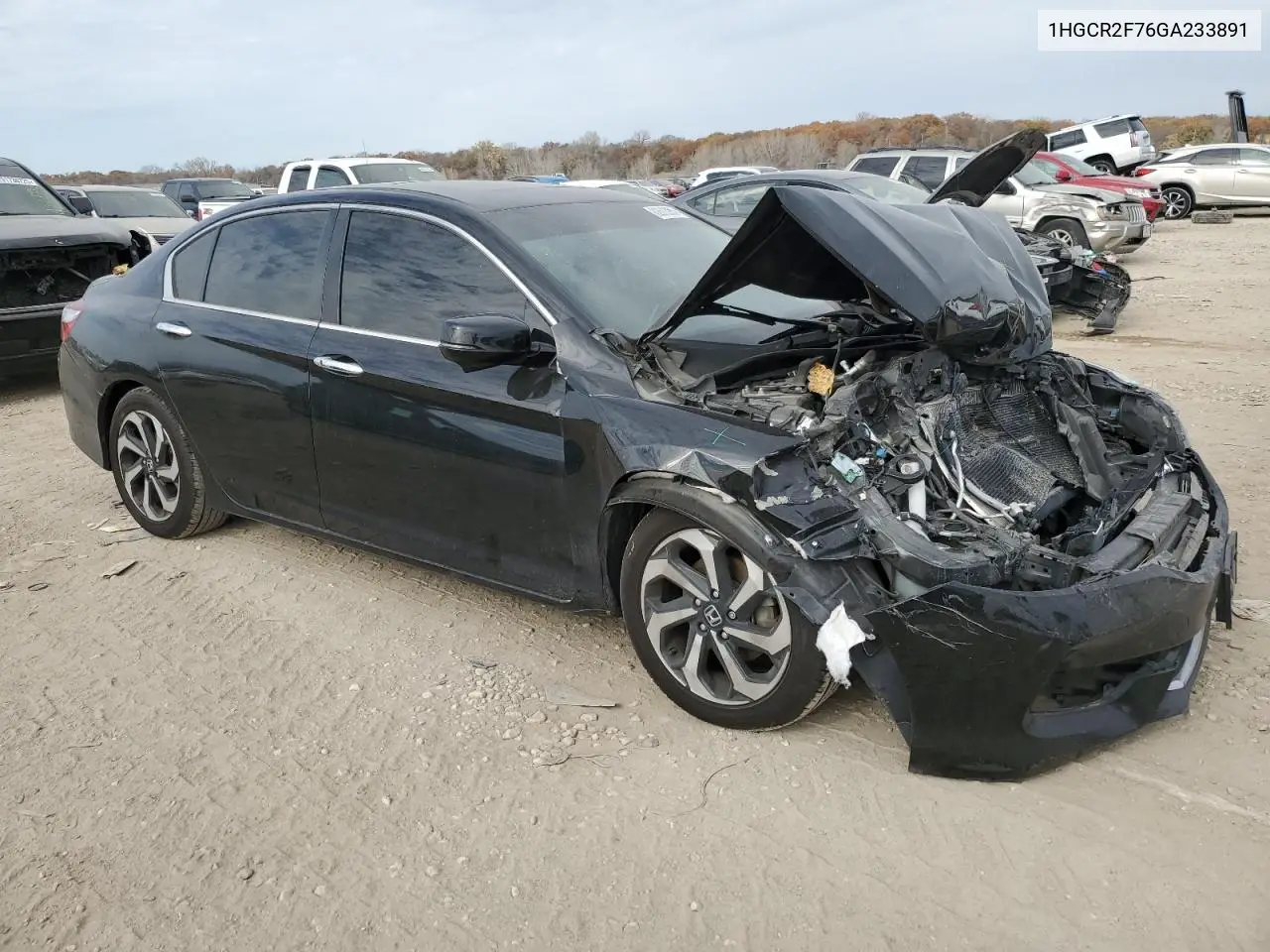 1HGCR2F76GA233891 2016 Honda Accord Ex