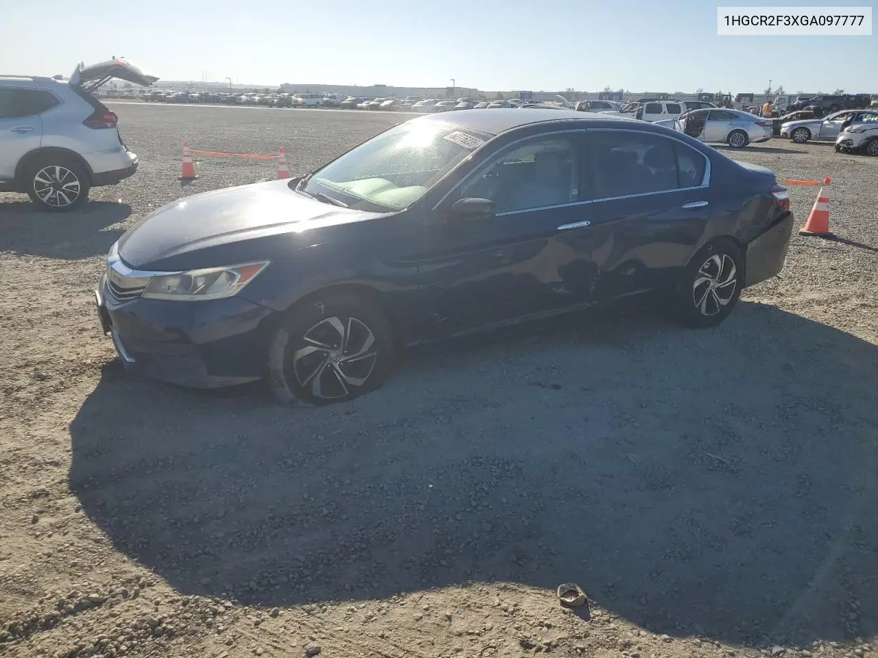 1HGCR2F3XGA097777 2016 Honda Accord Lx