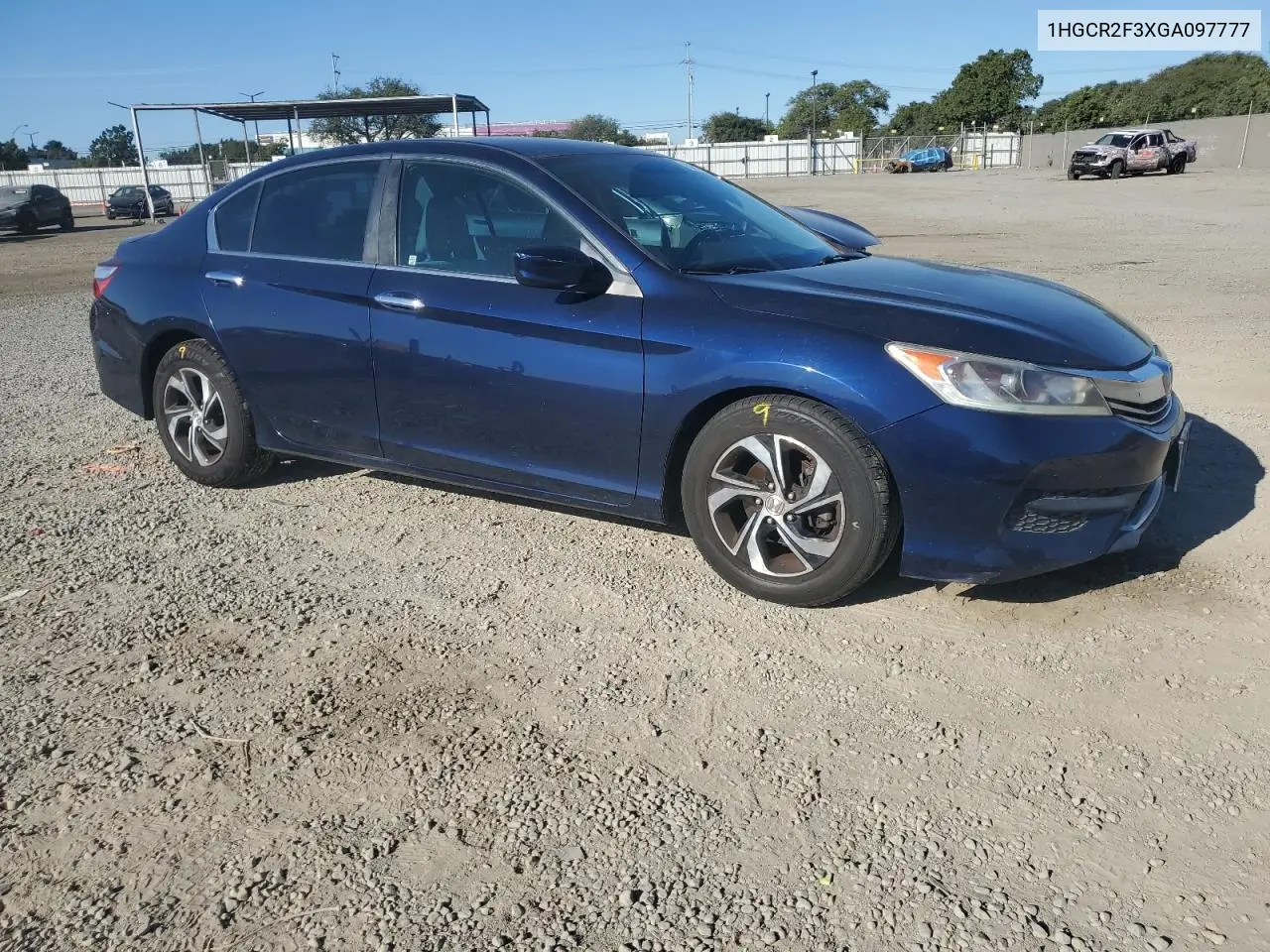 1HGCR2F3XGA097777 2016 Honda Accord Lx