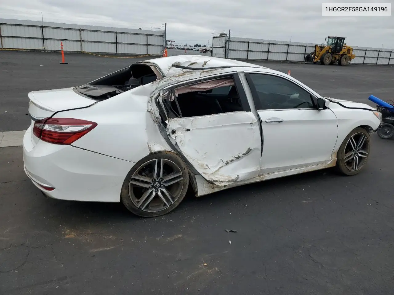 1HGCR2F58GA149196 2016 Honda Accord Sport