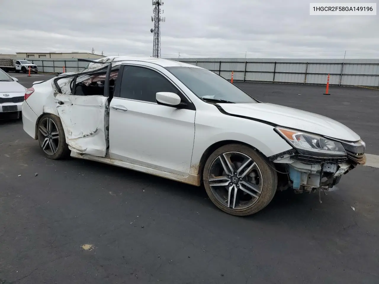 1HGCR2F58GA149196 2016 Honda Accord Sport