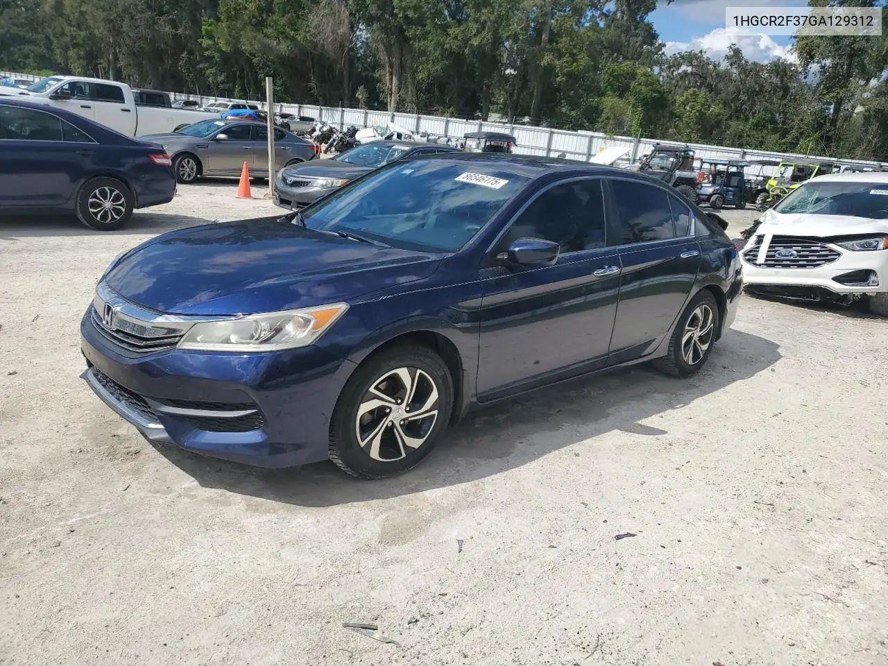 1HGCR2F37GA129312 2016 Honda Accord Lx