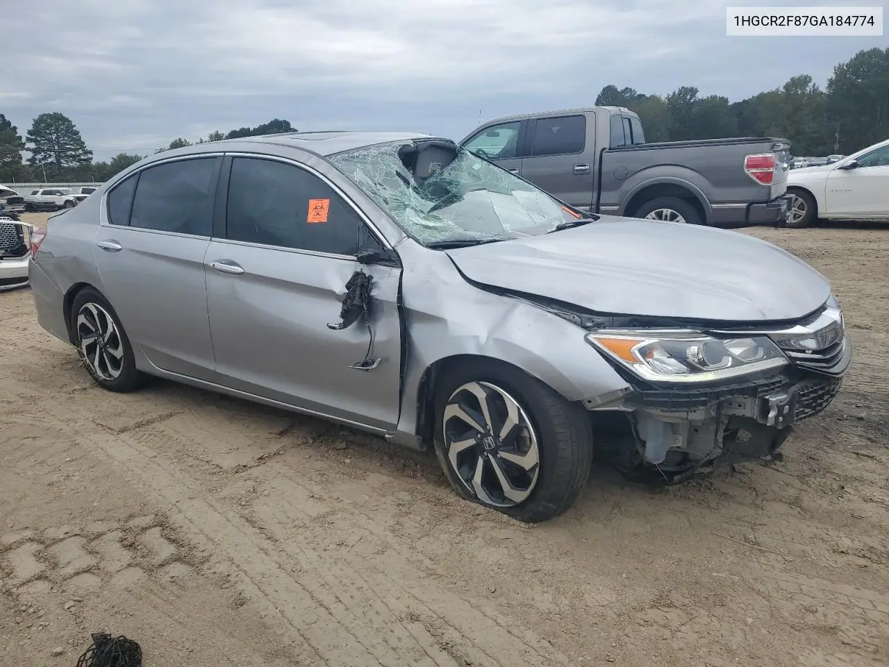 1HGCR2F87GA184774 2016 Honda Accord Exl