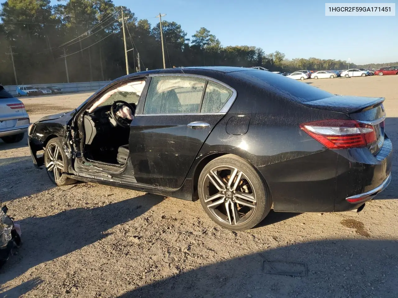 1HGCR2F59GA171451 2016 Honda Accord Sport
