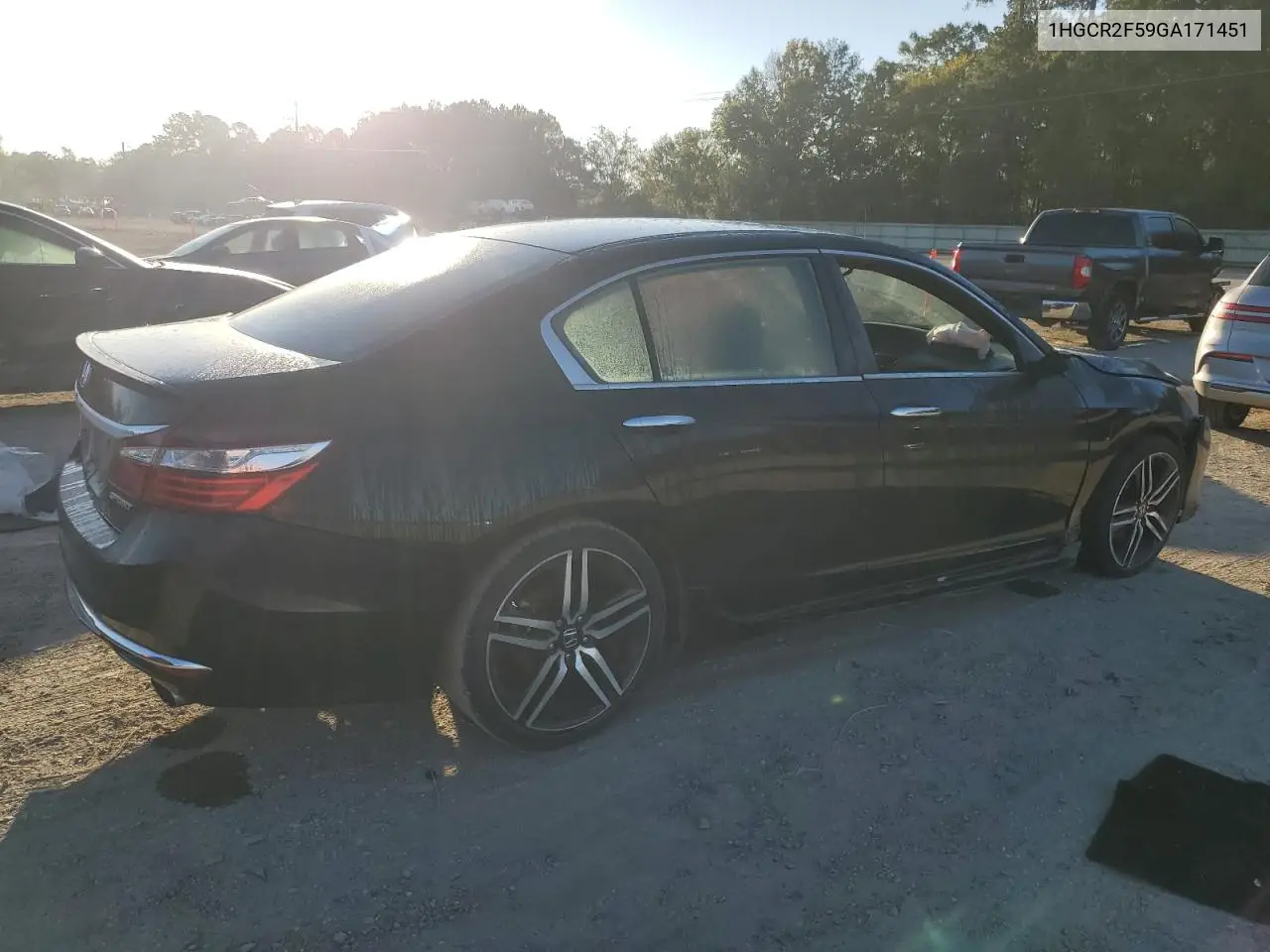 1HGCR2F59GA171451 2016 Honda Accord Sport