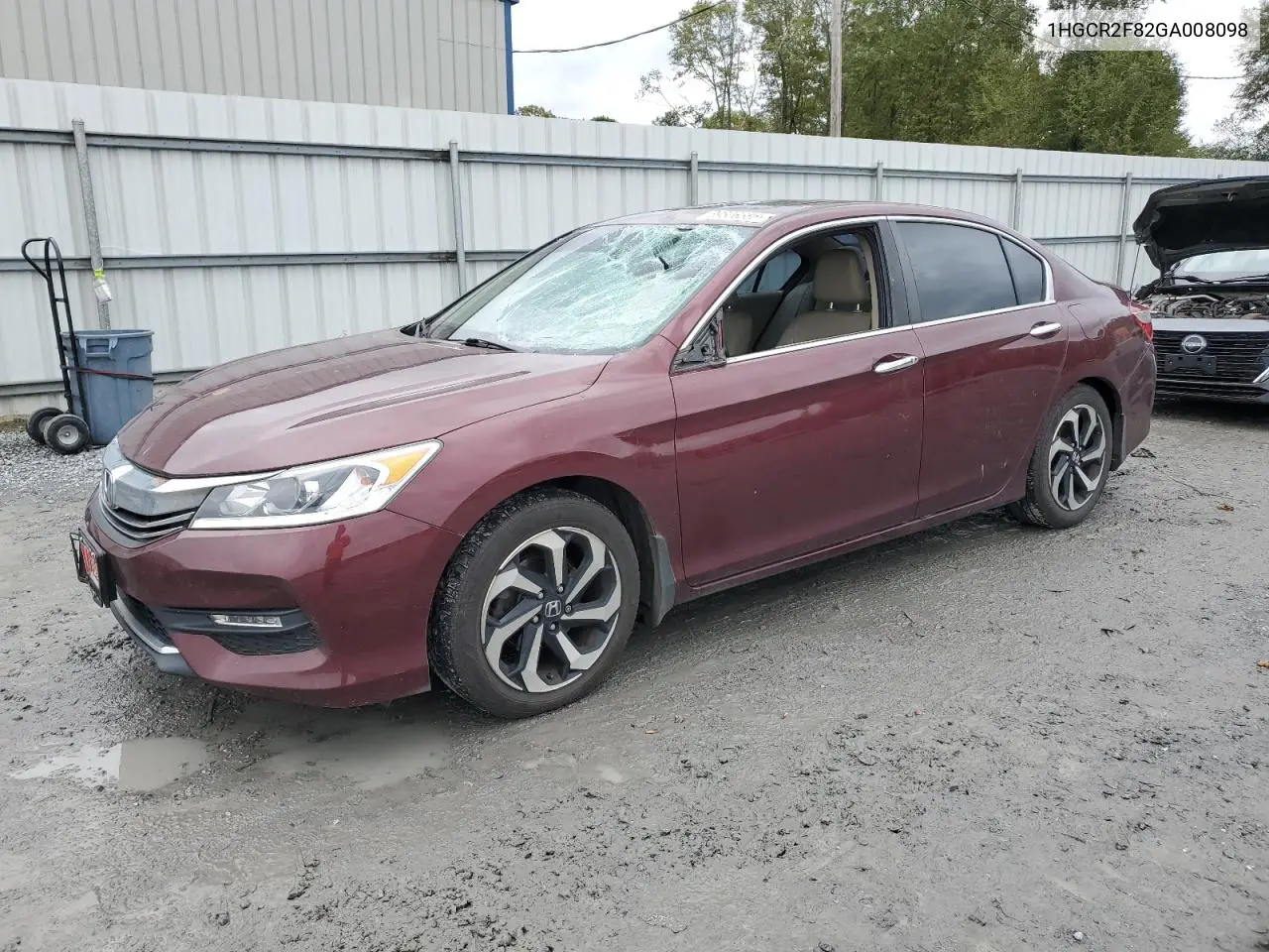 1HGCR2F82GA008098 2016 Honda Accord Exl