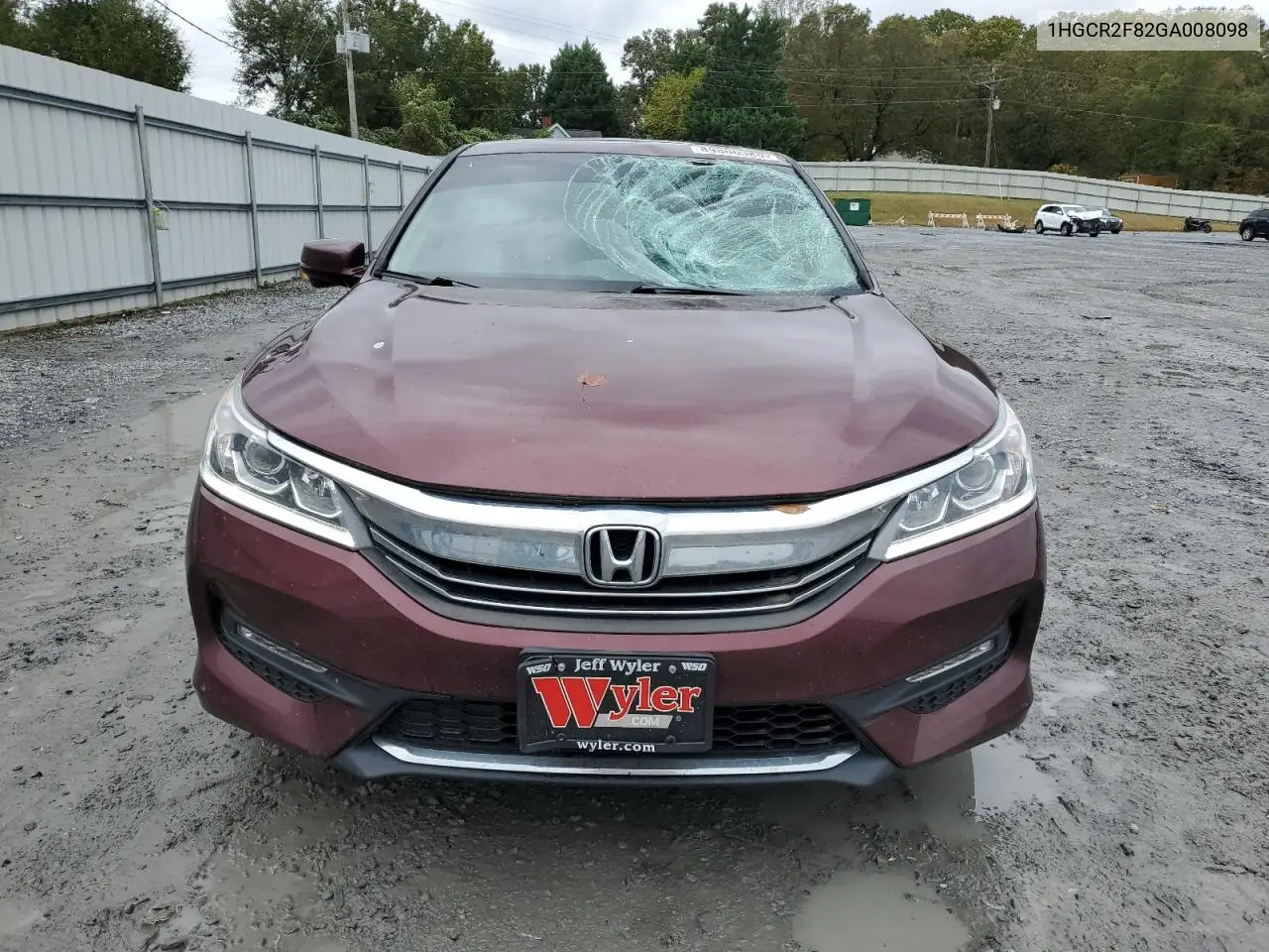 1HGCR2F82GA008098 2016 Honda Accord Exl