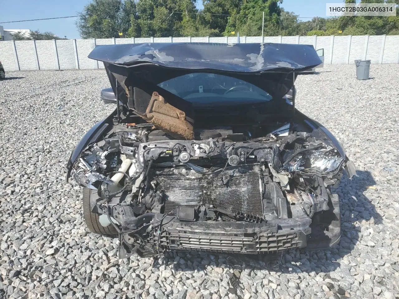 1HGCT2B03GA006314 2016 Honda Accord Touring