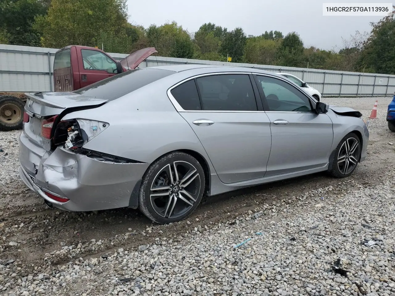 1HGCR2F57GA113936 2016 Honda Accord Sport