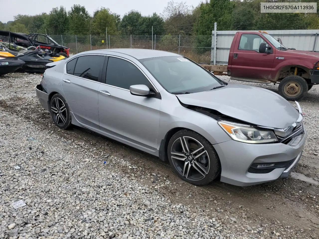 1HGCR2F57GA113936 2016 Honda Accord Sport