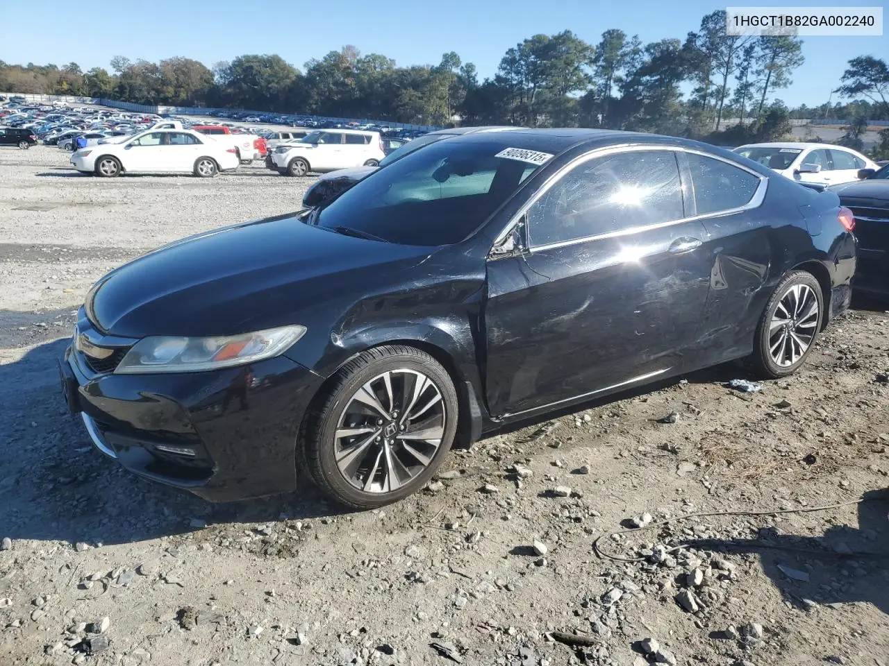 1HGCT1B82GA002240 2016 Honda Accord Exl